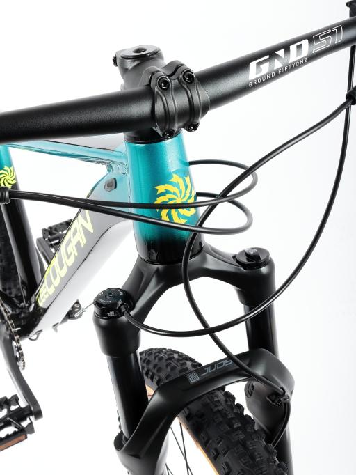Kolo MTB 29" Lee Cougan Droid SHIMANO Deore 1x12 velikost S - 17" modro-černá lesklá