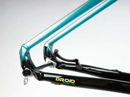 Kolo MTB 29" Lee Cougan Droid SHIMANO Deore 1x12 velikost S - 17" modro-černá lesklá