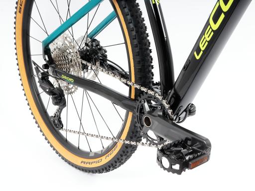 Kolo MTB 29" Lee Cougan Droid SHIMANO Deore 1x12 velikost S - 17" modro-černá lesklá