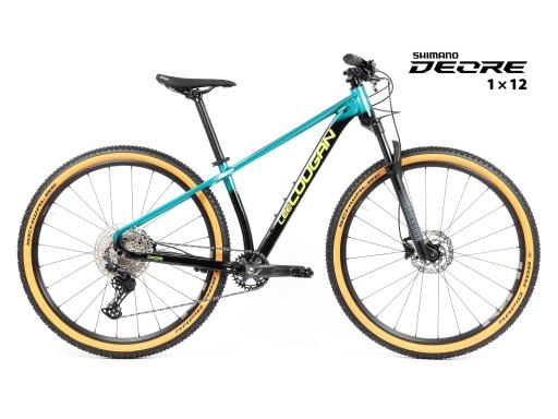 Kolo MTB 29" Lee Cougan Droid SHIMANO Deore 1x12 velikost S - 17" modro-černá lesklá