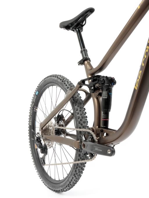 Celoodpružené  MTB 29" Lee Cougan Quest  Shimano Deore  1x11 , velikost  S -16" (40,5cm) - barva hnědozlatá matná