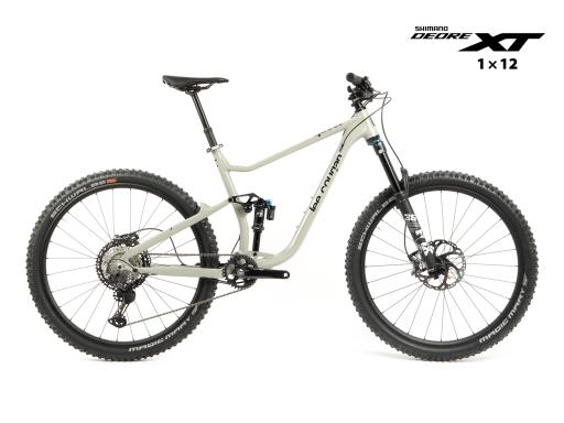 Celoodpružené  MTB 29" Lee Cougan Quest  Shimano XT  1x12 , velikost   L -19" (48cm) - barva šedá lesklá