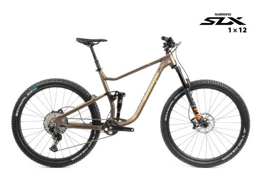 Celoodpružené  MTB 29" Lee Cougan Quest  Shimano SLX  1x12 , velikost  L -19" (48cm) - barva hnědozlatá matná