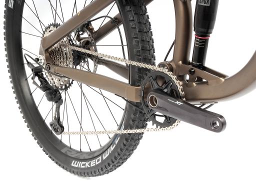 Celoodpružené  MTB 29" Lee Cougan Quest  Shimano XT/ SLX 1x12 , velikost  M -17,5" (44cm)  - barva hnědozlatá matná