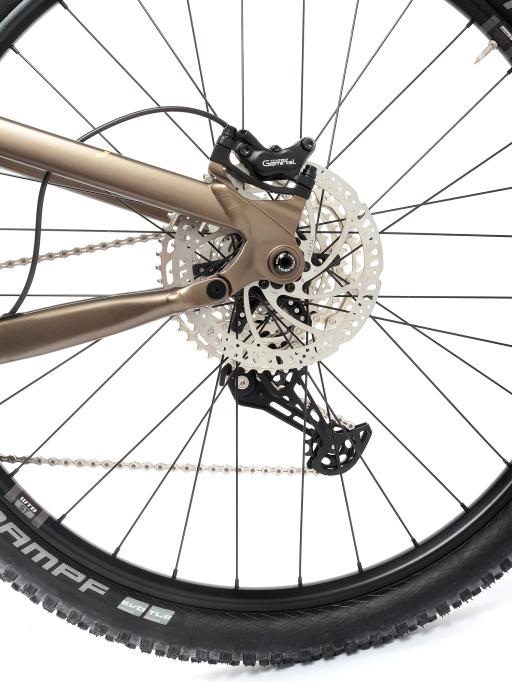 Celoodpružené  MTB 29" Lee Cougan Quest  Shimano Deore  1x11 , velikost  M -17,5" (44cm)  - barva hnědozlatá matná