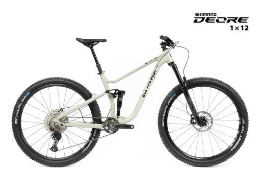 Celoodpružené  MTB 29" Lee Cougan Quest  Shimano Deore  1x12 , velikost   S -16" (40,5cm) - barva šedá lesklá