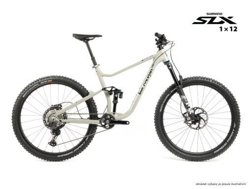 Celoodpružené  MTB 29" Lee Cougan Quest  Shimano SLX  1x12 , velikost  L -19" (48cm)  - barva šedá lesklá