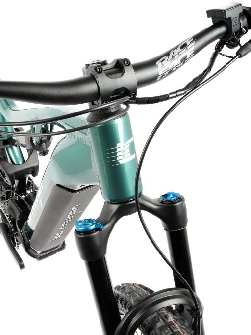 Celoodpružené eloktrokolo  MTB 29"/27,5"  Lee Cougan E-Quest - Brose S / 720Wh-20Ah / Shimano XT 1x12  , velikost  L - 19" – barva černo-Military Green lesklá