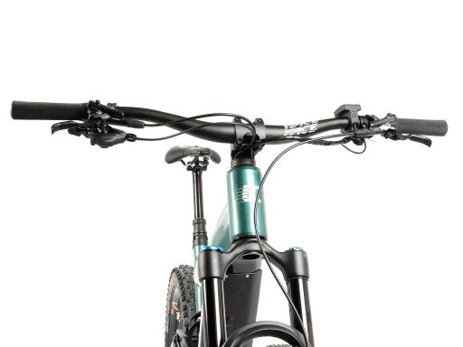 Celoodpružené eloktrokolo  MTB 29"/27,5"  Lee Cougan E-Quest - Brose S / 720Wh-20Ah / Shimano XT 1x12  , velikost  L - 19" – barva černo-Military Green lesklá