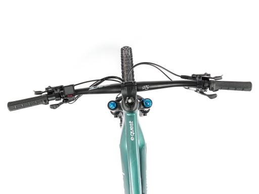Celoodpružené eloktrokolo  MTB 29"/27,5"  Lee Cougan E-Quest - Brose S / 720Wh-20Ah / Shimano XT 1x12  , velikost  L - 19" – barva černo-Military Green lesklá