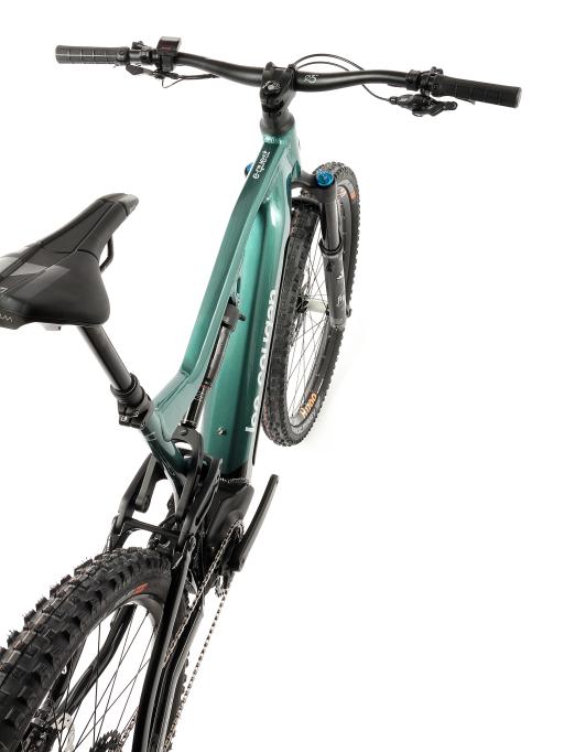 Celoodpružené eloktrokolo  MTB 29"/27,5"  Lee Cougan E-Quest - Brose S / 720Wh-20Ah / Shimano XT 1x12  , velikost  L - 19" – barva černo-Military Green lesklá