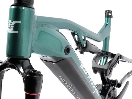 Celoodpružené eloktrokolo  MTB 29"/27,5"  Lee Cougan E-Quest - Brose S / 720Wh-20Ah / Shimano SLX  1x12   , velikost  S -16"  – barva černo-Military Green lesklá
