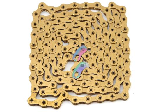 Sram  PC XX1 Eagle HollowPin  řetěz 12kol ,126 článků zlatý