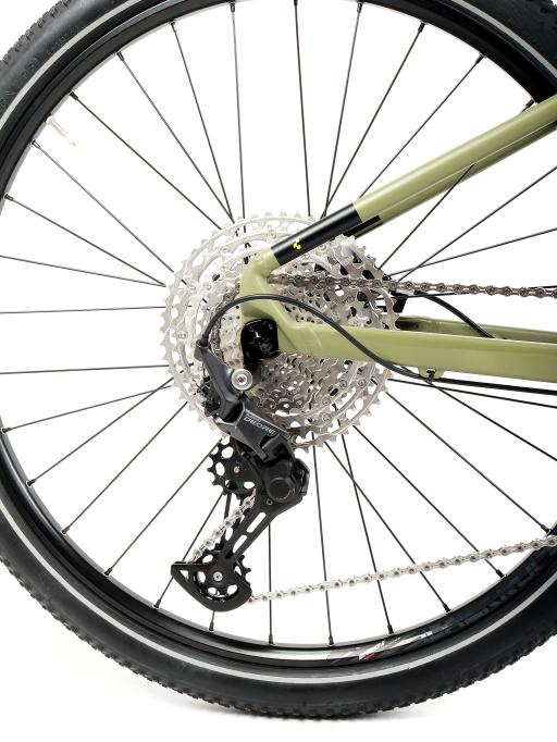 Kolo MTB 27,5" Cube  Aim Race  Shimano Deore 1x11 , velikost  XS -13"  – barva  olivová