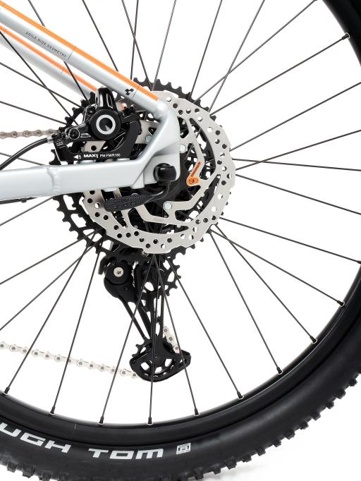 Kolo MTB 27,5" Cube Aim Race Shimano Deore XT/SLX 1x12, velikost S – 14", stříbrná