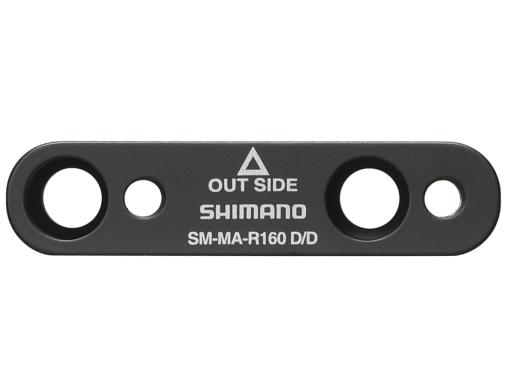 Shimano SM-MA-R160D/D adapter pro kotoučové brzdy zadní 160mm  Flat Mount  černý