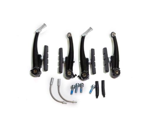 POWER VBR 307-70  brzdové čelisti  MTB  V BRAKE, Alu, přední +zadní, černé