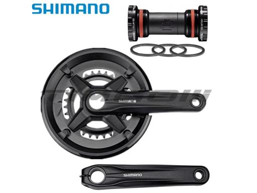 SHIMANO FC-MT210  170mm, 46x30z kliky 2x9kol + středové složení BSA Shimano BB-MT501