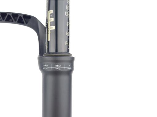 Rock Shox Bluto RL  Solo Air odpružená vidlice MTB 26" , 15x150mm, zdvih 120mm, Tapered 1 1/8" - 1 1/2" (= 1.5")