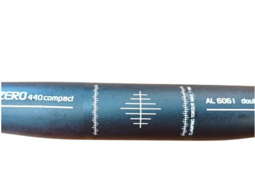 Controltech Zero 440 compact Ultralight AL6061 Double Butted  řídítka silniční  průměr 31,8mm, šířka 440mm