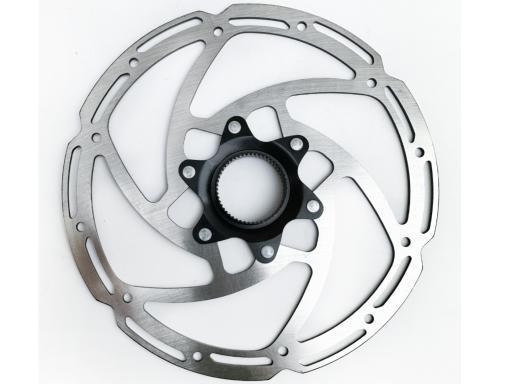 TEKTRO TR180-35  brzdový kotouč 180mm Center Lock  -  vnitřní + vnější ozubení matice