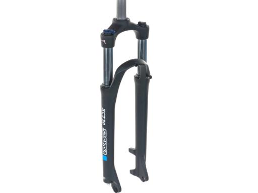 SR Suntour   XCT30-DS-HLO  27,5" odpružená vidlice  , zdvih 100mm ,  A-head 1 1/8" ,černá lesklá, mírně odřená