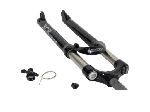 SR Suntour XCR32 RL-R Air, Odpružená vidlice MTB 29'' 1 1/8" , zdvih 100mm,   TS 201mm,  černá matná