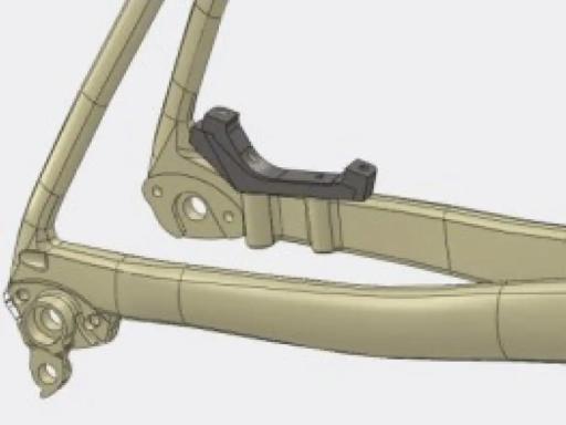 Shimano SM-MA-R160P/D adapter zadní  160mm, rám Flat Mount , brzda PostMount