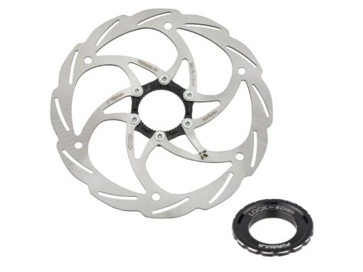Formula Cura Monolithic - brzdový kotouč 180mm Center Lock  -  vnější ozubení matice