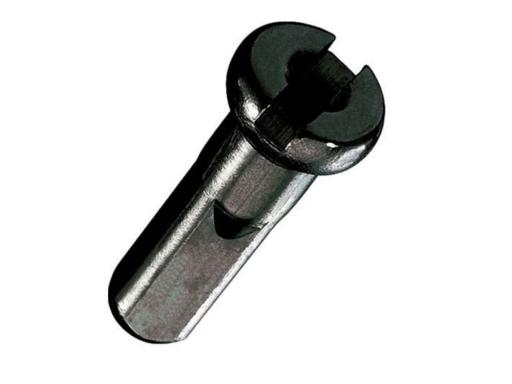 Nipl Sapim Polyax Brass  černý délka 14,5mm, průměr 2mm - mosazný