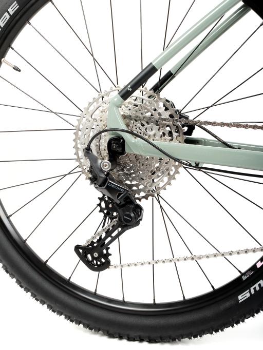 Kolo MTB 29" Cube Attention Shimano Deore M6200 1x12, velikost L – 18", zelenošedá