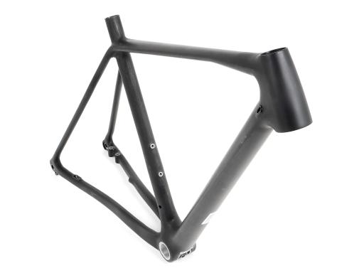 Gravel/cyklokros rámový set Spyder Atlas – celokarbonový rám + celokarbonová vidlice – pro kotoučové brzdy, velikost L – 56 cm