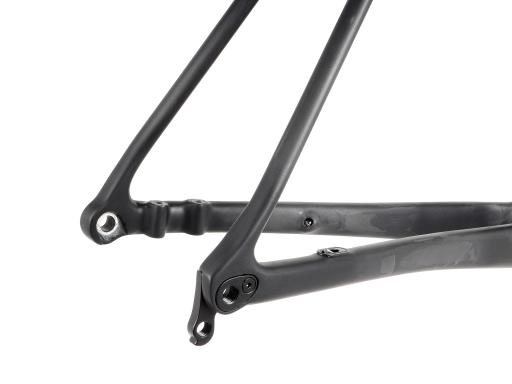 Gravel/cyklokros rámový set Spyder Atlas – celokarbonový rám + celokarbonová vidlice – pro kotoučové brzdy, velikost M – 54 cm