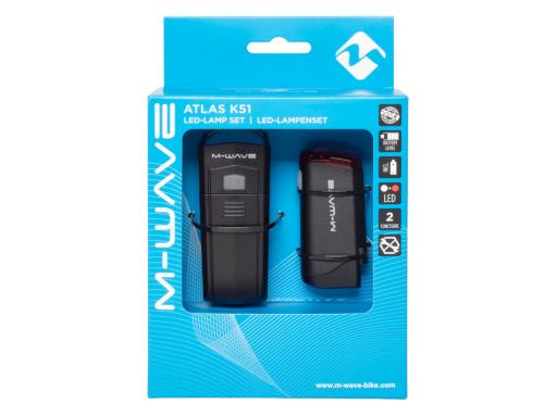 M-WAVE Atlas K51 sada LED svítilen