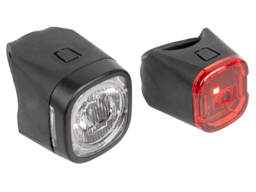 M-WAVE Cyclob K sada nabíjecích LED svítilen