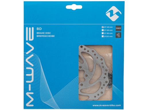 Brzdový kotouč M-WAVE BD-140mm 6děr+šrouby