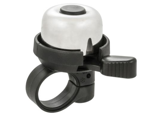 M-WAVE Bella Ding Dong zvonek na kolo stříbrný