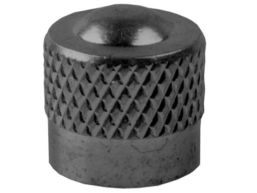 ALU čepička  Auto ventilku černá