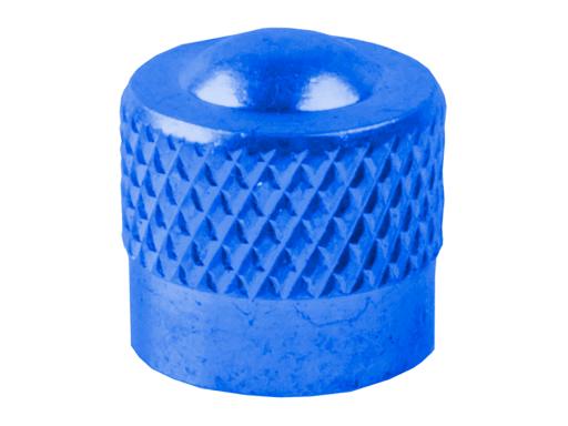 ALU čepička  Auto ventilku modrá