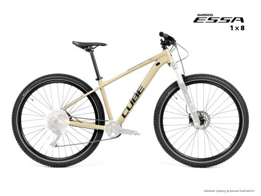 Kolo MTB 29" Cube Aim EX Shimano ESSA 1x8, velikost M – 16", písková