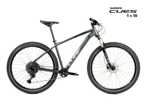 Kolo MTB 29" Cube  Aim SLX Shimano CUES U6000 1x10, velikost XXL – 22", grafitová