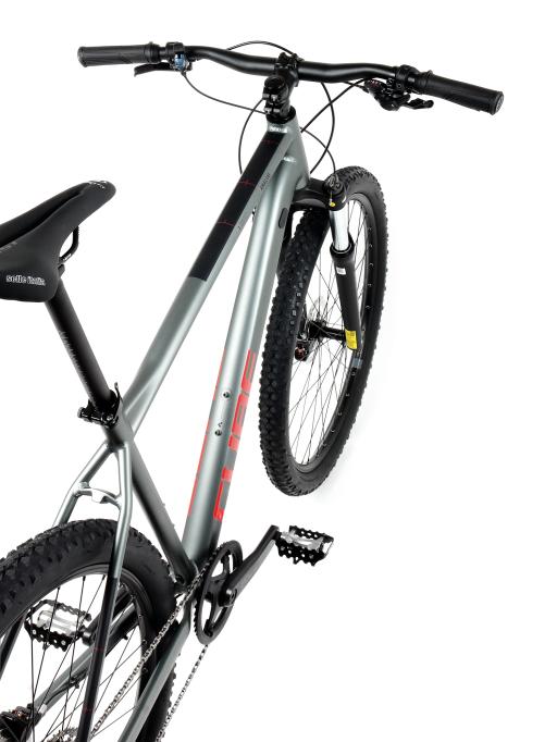 Kolo MTB 29" Cube Analog Shimano CUES U6000 1x11, velikost XXL – 22", kovověšedá/červená