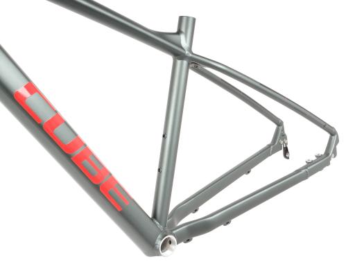 Kolo MTB 29" Cube Analog Shimano CUES U6000 1x11, velikost XXL – 22", kovověšedá/červená