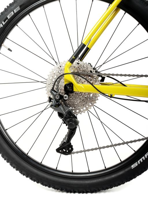 Kolo MTB 29" Cube Analog Shimano Deore 1x10, velikost L – 18", žlutozelená