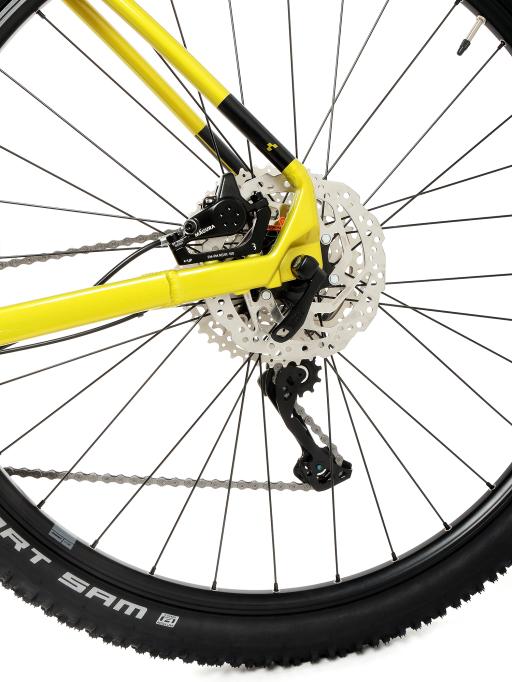 Kolo MTB 29" Cube Analog Shimano Deore 1x10, velikost L – 18", žlutozelená