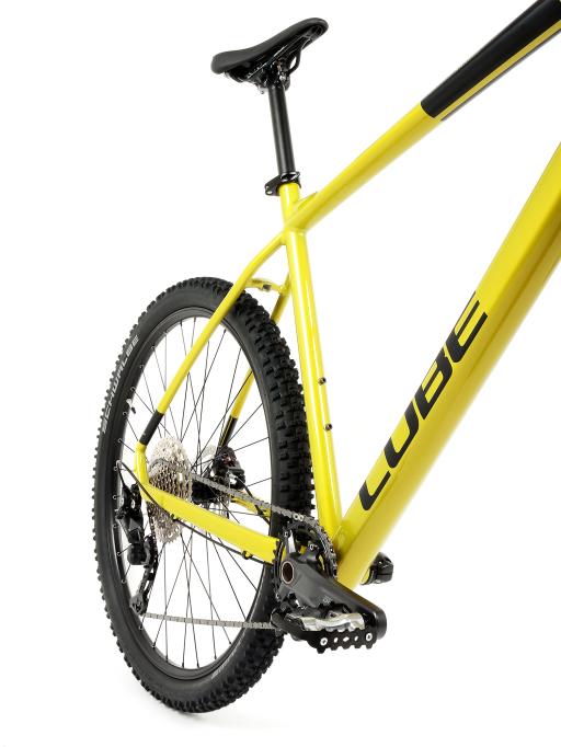 Kolo MTB 29" Cube Analog Shimano Deore 1x10, velikost XL – 20", žlutozelená