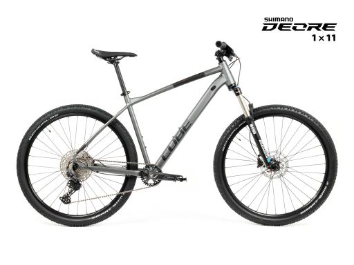Kolo MTB 29" Cube Aim EX Shimano Deore 1x11, velikost XXL – 22", šedá