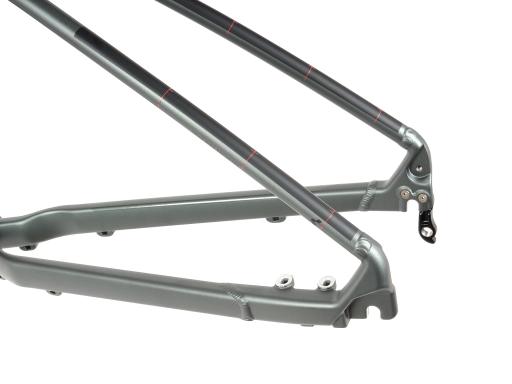 Kolo MTB 29" Cube Analog Shimano SLX/Deore 1x12, velikost M – 16", kovověšedá/červená