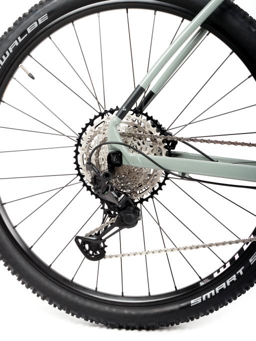 Kolo MTB 29" Cube Attention Shimano Deore XT/SLX 1x12, velikost L – 18", zelenošedá