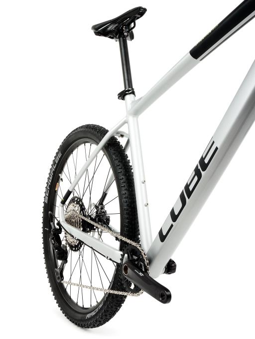Kolo MTB 29" Cube Attention SLX Shimano XT 1x12, velikost XXL – 22", stříbrnošedá